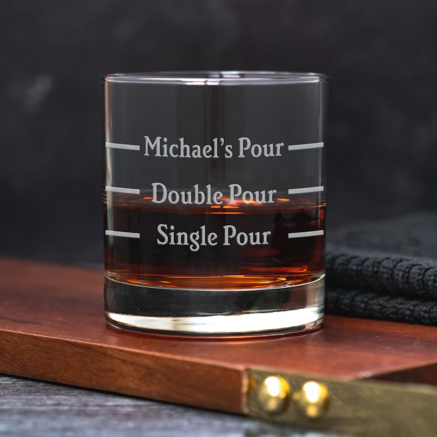 Resty Personalized Bar Glass