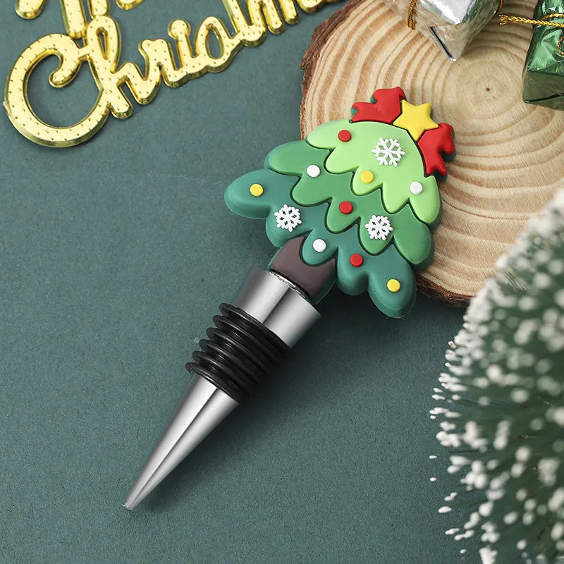 Christmas Wine Stoppers 7 pieces